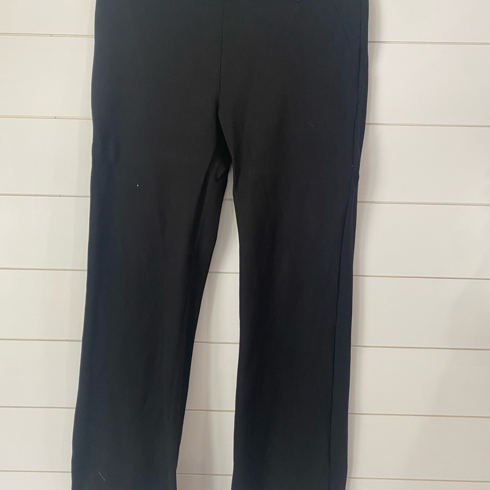 Betabrand Women’s Classic Black Trousers